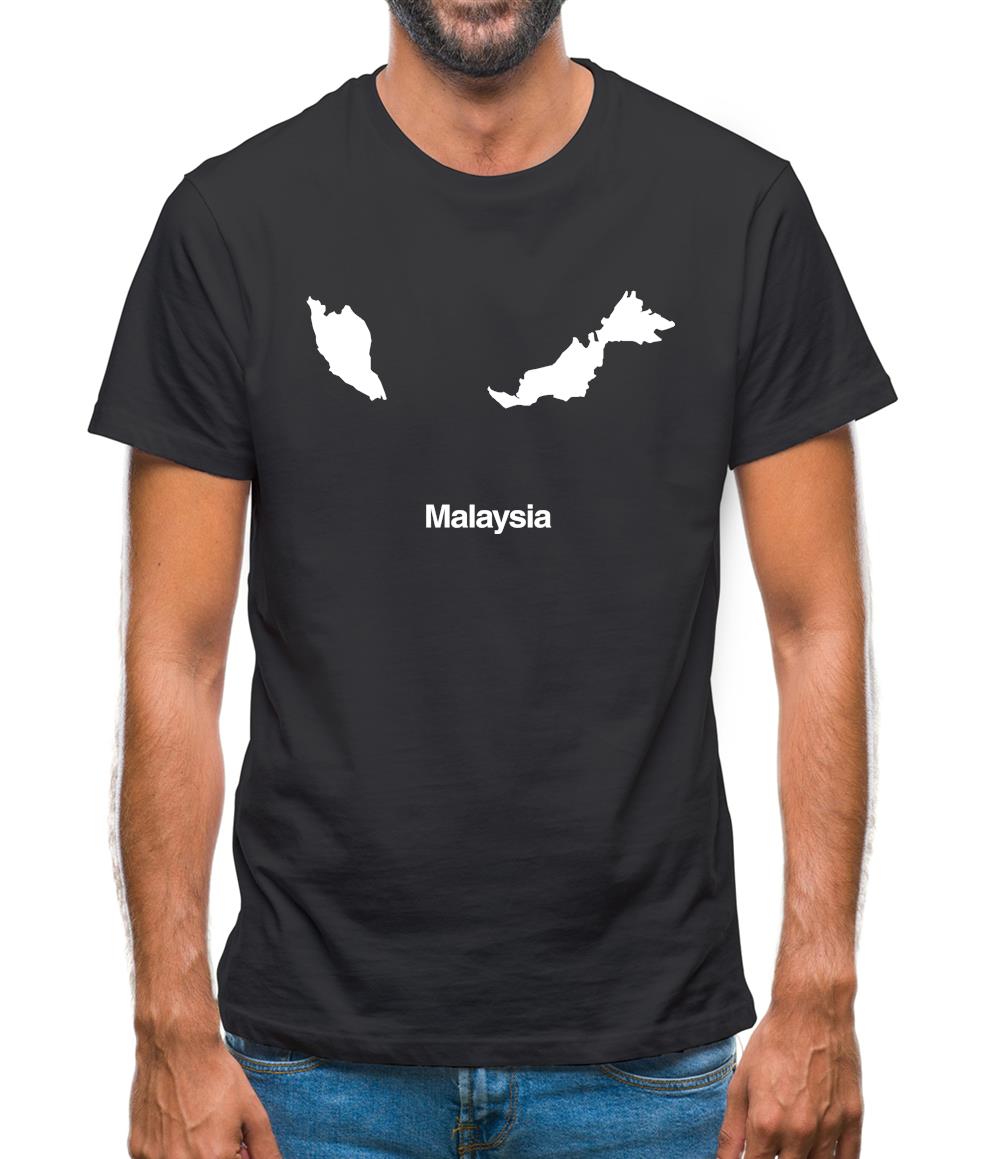 Malaysia Silhouette Mens T-Shirt