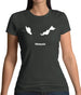 Malaysia Silhouette Womens T-Shirt