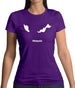 Malaysia Silhouette Womens T-Shirt