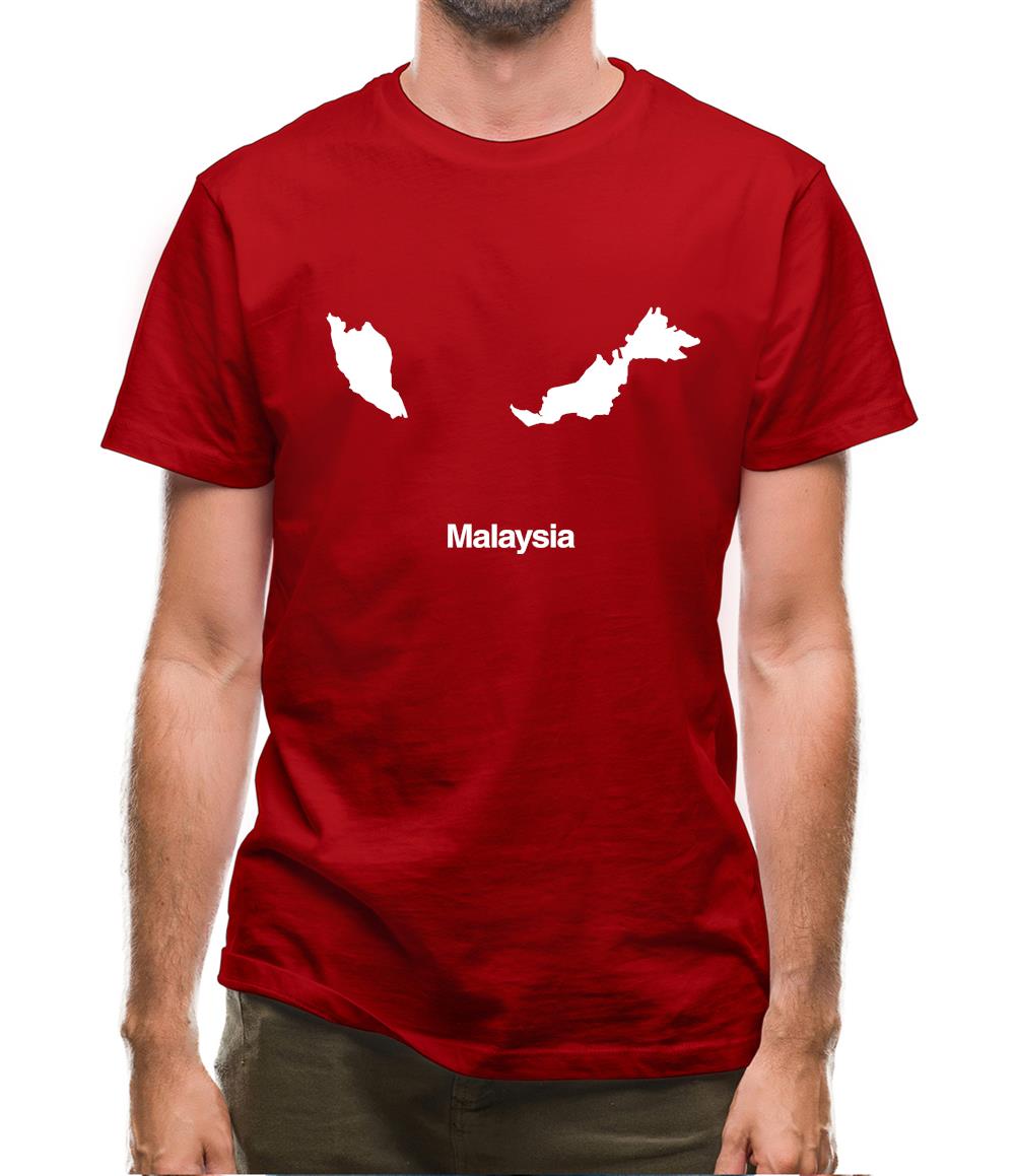 Malaysia Silhouette Mens T-Shirt