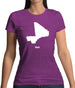 Mali Silhouette Womens T-Shirt