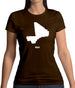 Mali Silhouette Womens T-Shirt