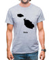 Malta Silhouette Mens T-Shirt