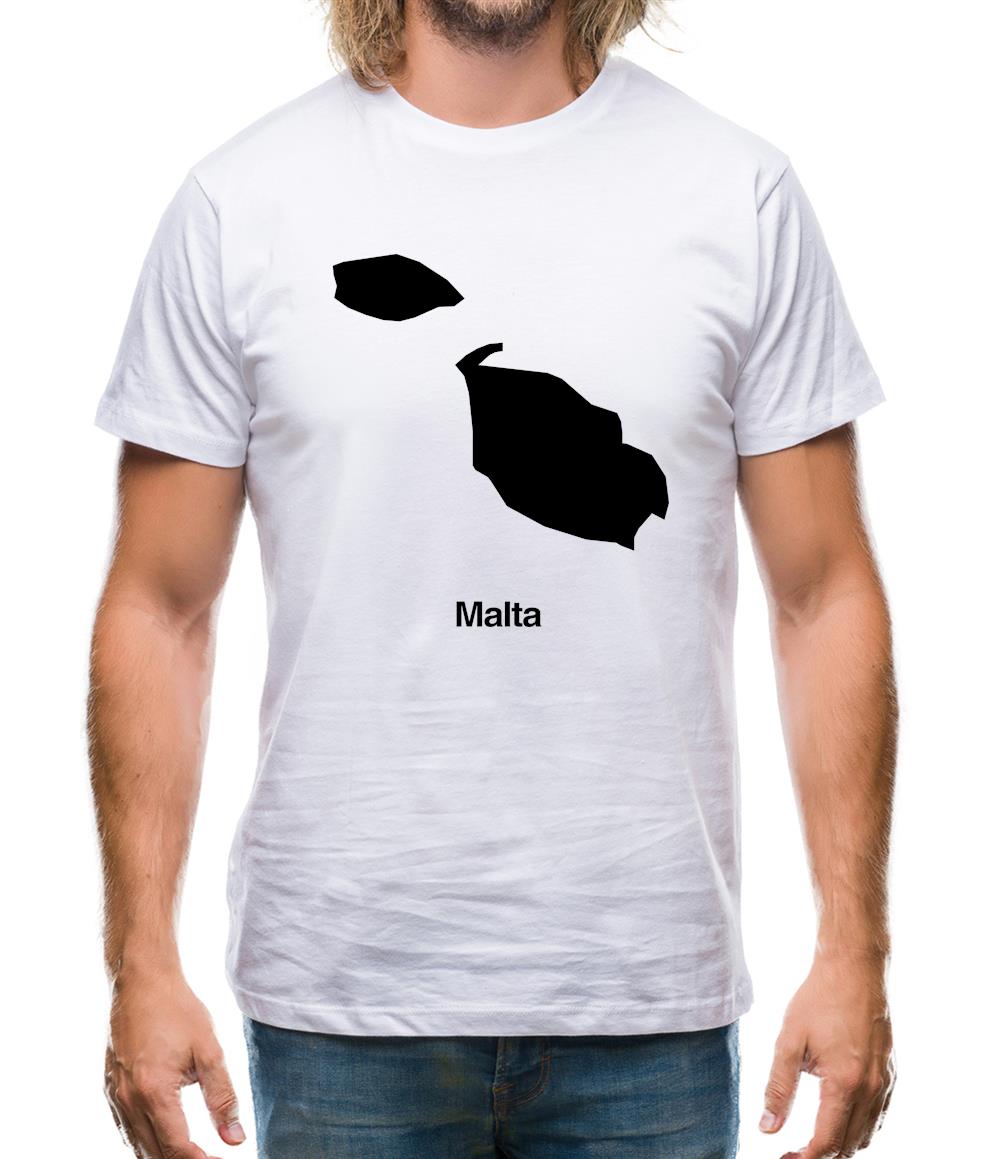 Malta Silhouette Mens T-Shirt