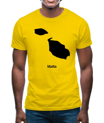 Malta Silhouette Mens T-Shirt
