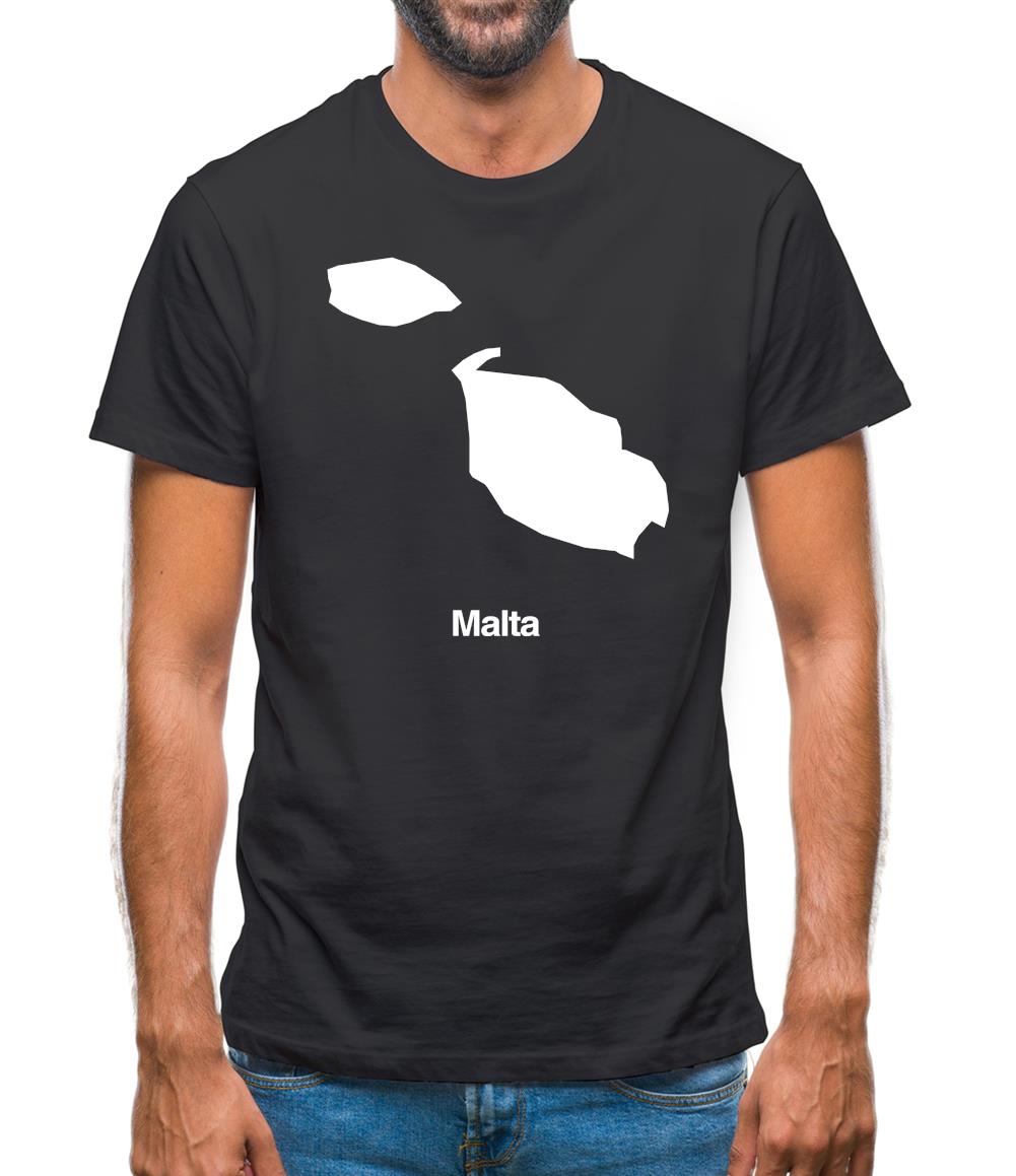 Malta Silhouette Mens T-Shirt