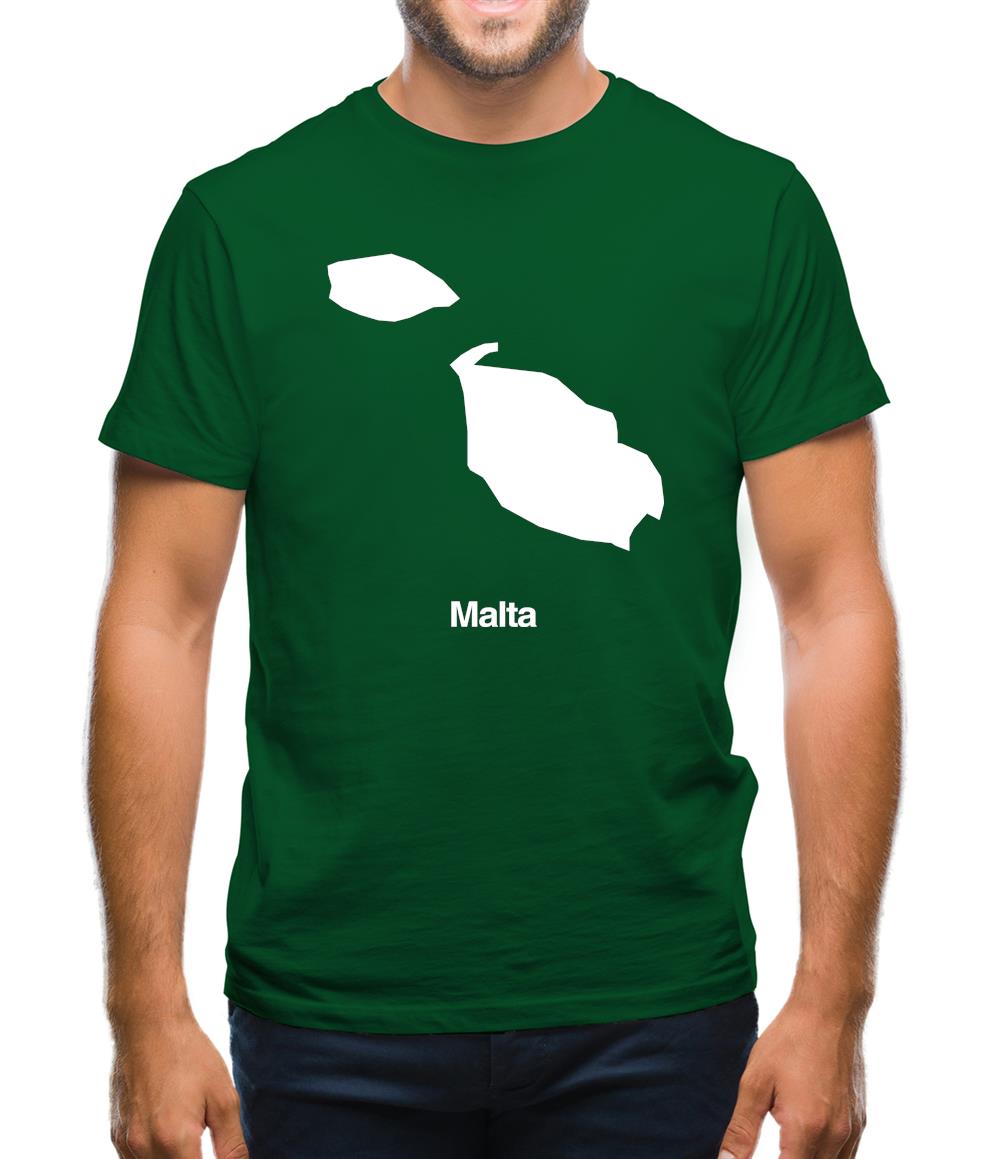 Malta Silhouette Mens T-Shirt