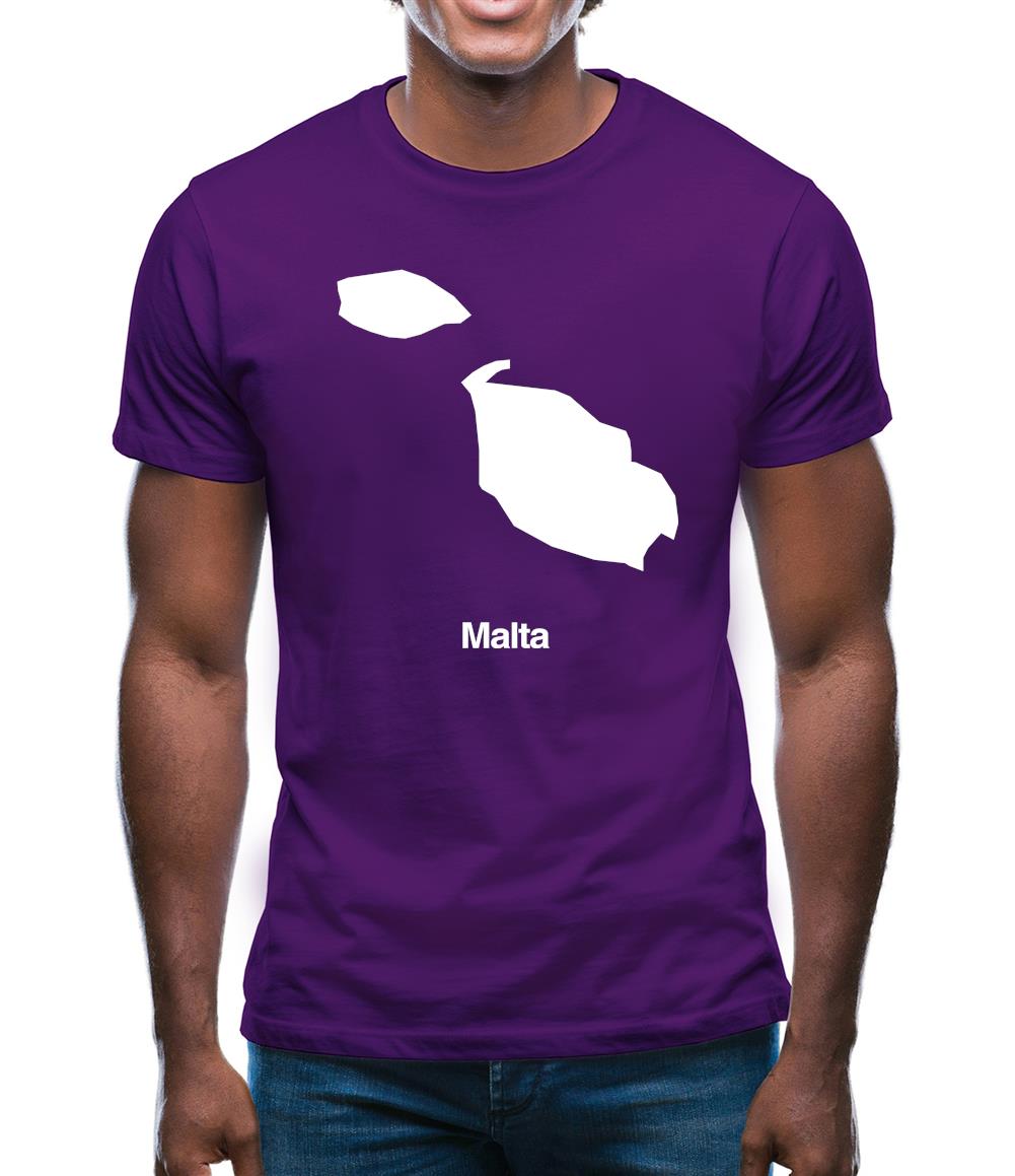 Malta Silhouette Mens T-Shirt