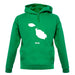 Malta Silhouette unisex hoodie