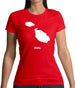 Malta Silhouette Womens T-Shirt