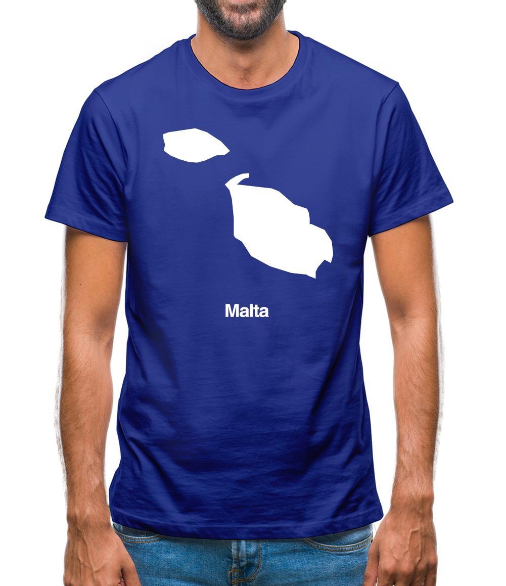 Malta Silhouette Mens T-Shirt