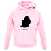 Mauritius Silhouette unisex hoodie