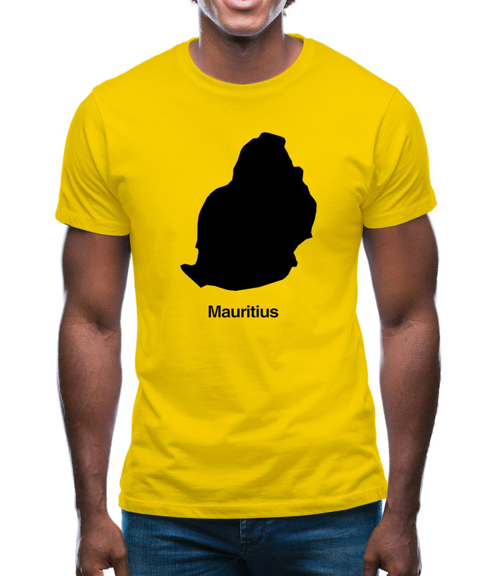 Mauritius Silhouette Mens T-Shirt