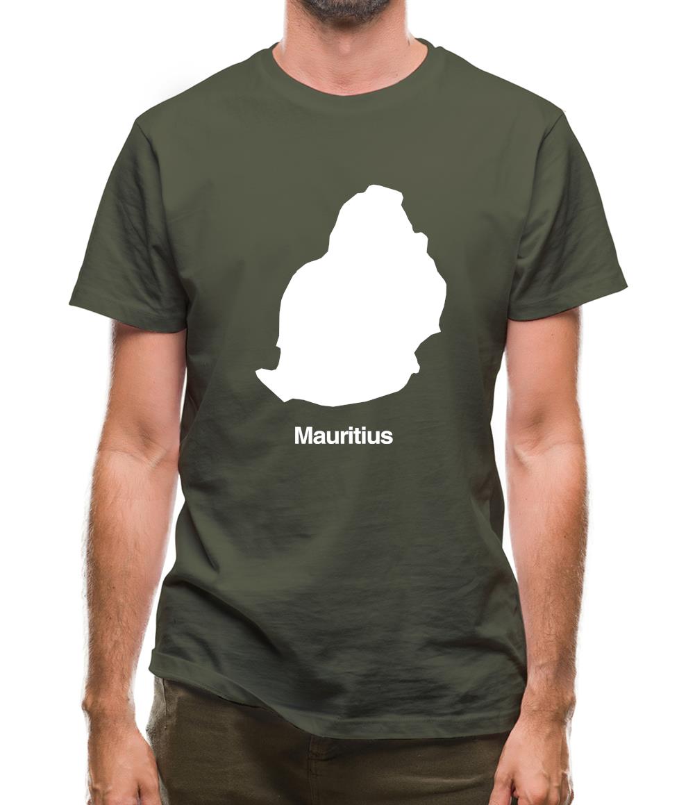 Mauritius Silhouette Mens T-Shirt