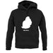 Mauritius Silhouette unisex hoodie