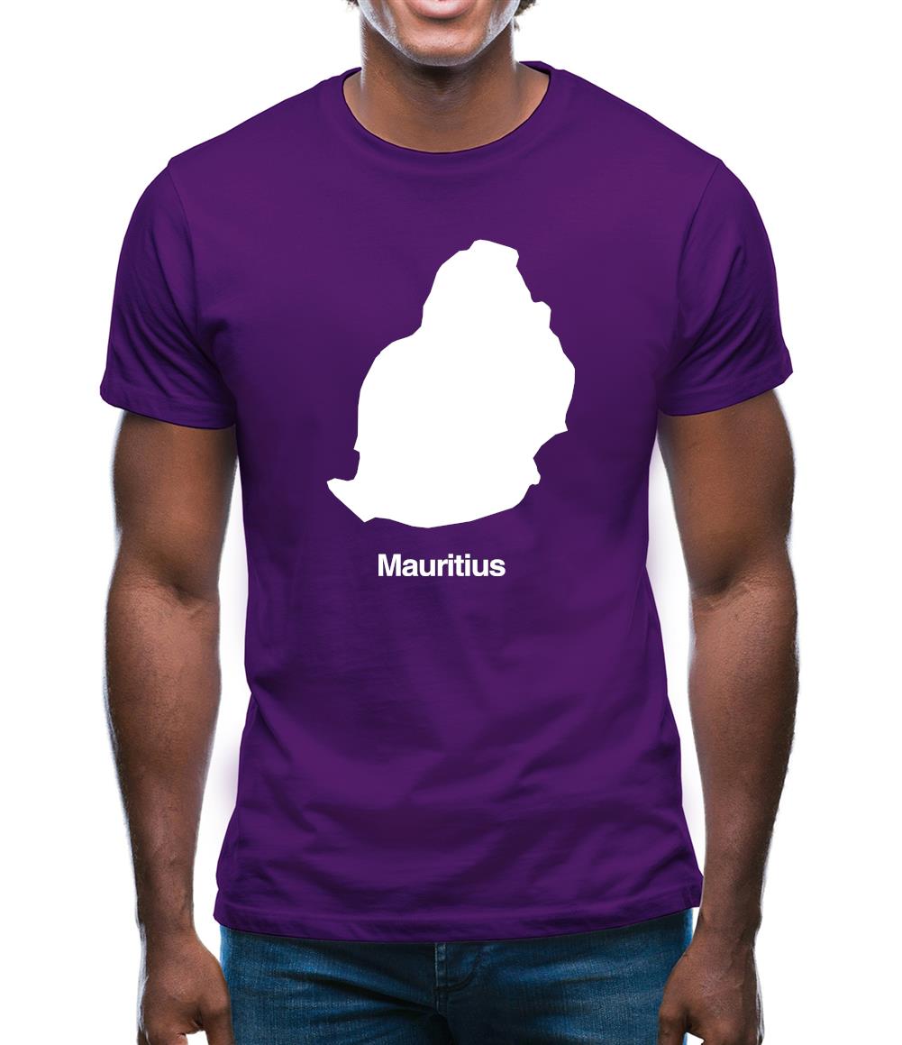 Mauritius Silhouette Mens T-Shirt