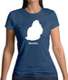 Mauritius Silhouette Womens T-Shirt