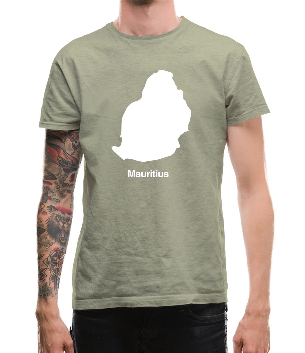 Mauritius Silhouette Mens T-Shirt