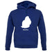 Mauritius Silhouette unisex hoodie