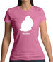 Mauritius Silhouette Womens T-Shirt