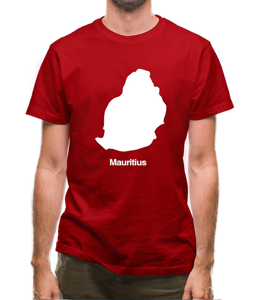 Mauritius Silhouette Mens T-Shirt