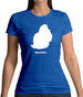 Mauritius Silhouette Womens T-Shirt