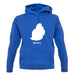 Mauritius Silhouette unisex hoodie