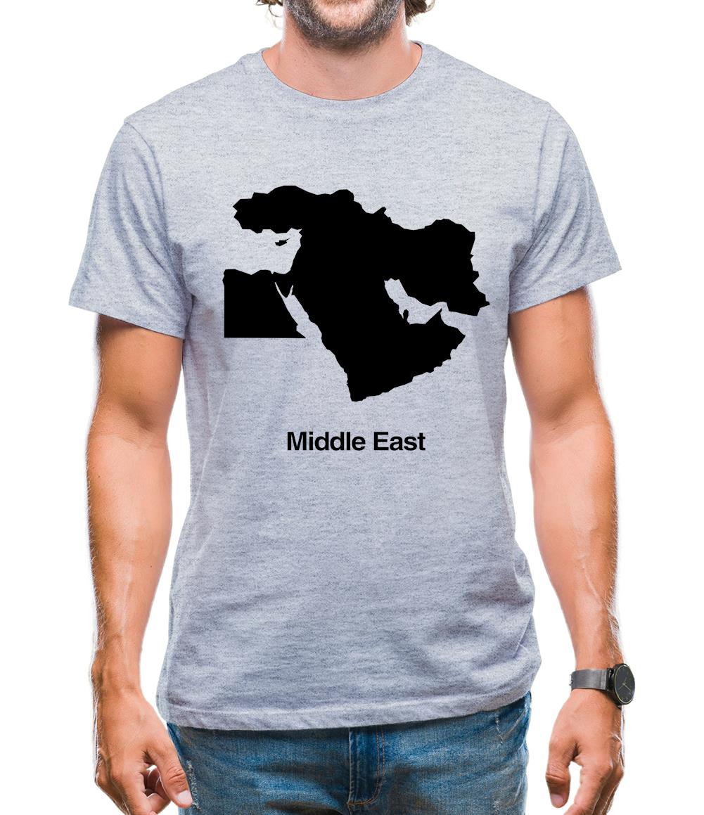 Middle East Silhouette Mens T-Shirt