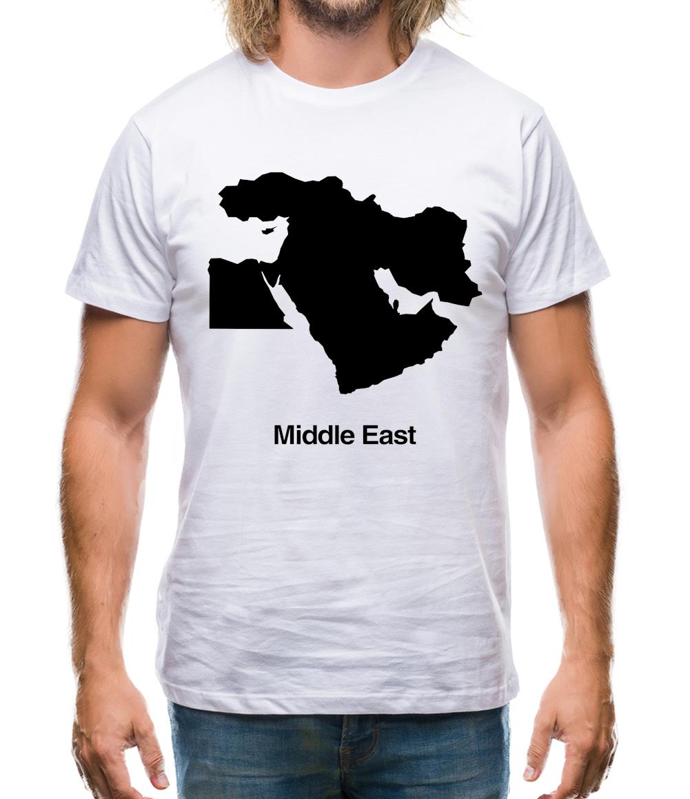 Middle East Silhouette Mens T-Shirt