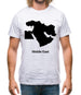 Middle East Silhouette Mens T-Shirt