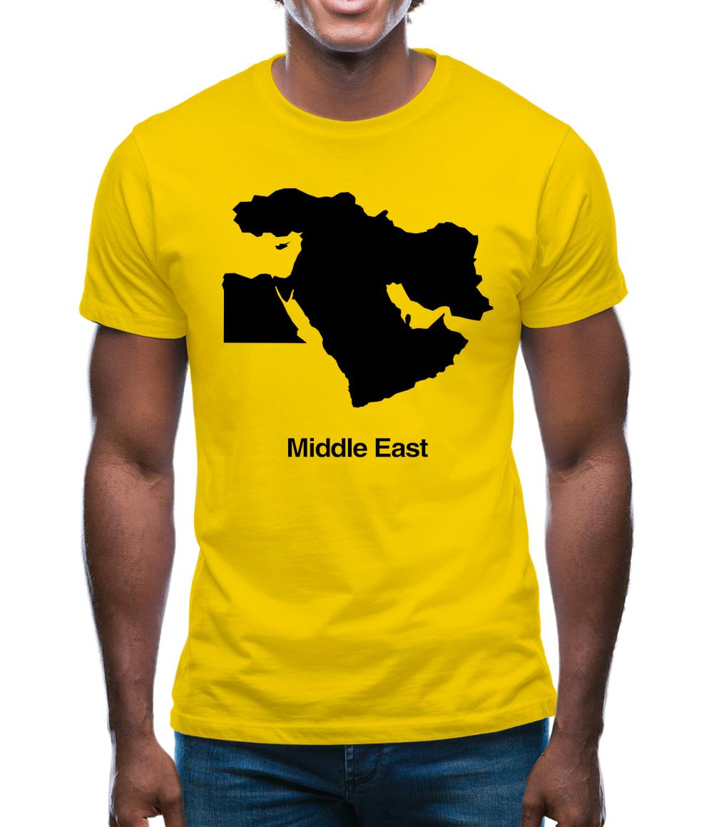 Middle East Silhouette Mens T-Shirt