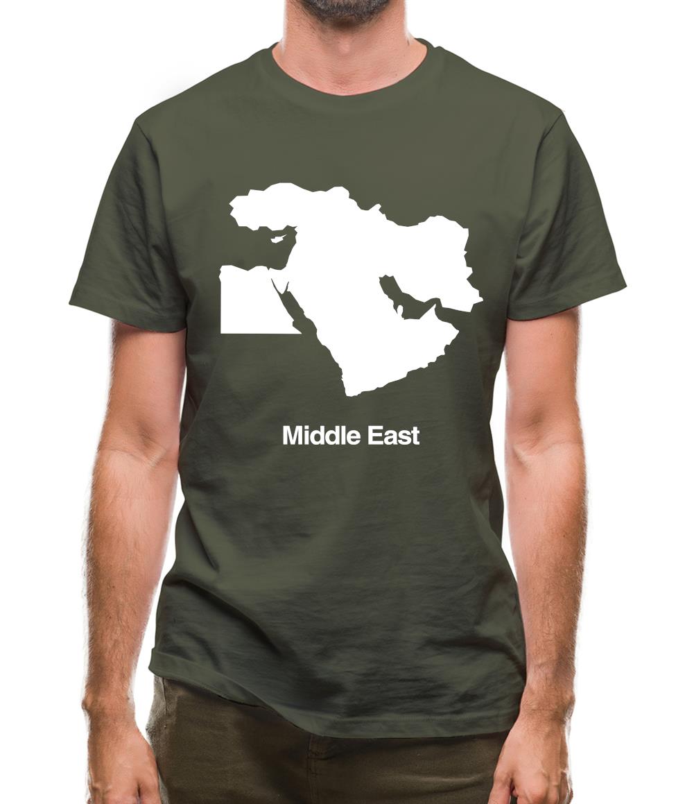 Middle East Silhouette Mens T-Shirt