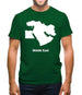Middle East Silhouette Mens T-Shirt