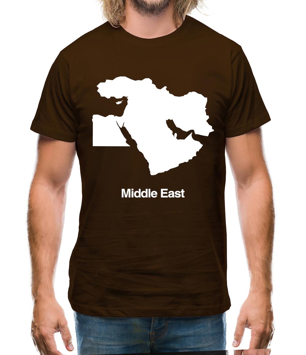 Middle East Silhouette Mens T-Shirt