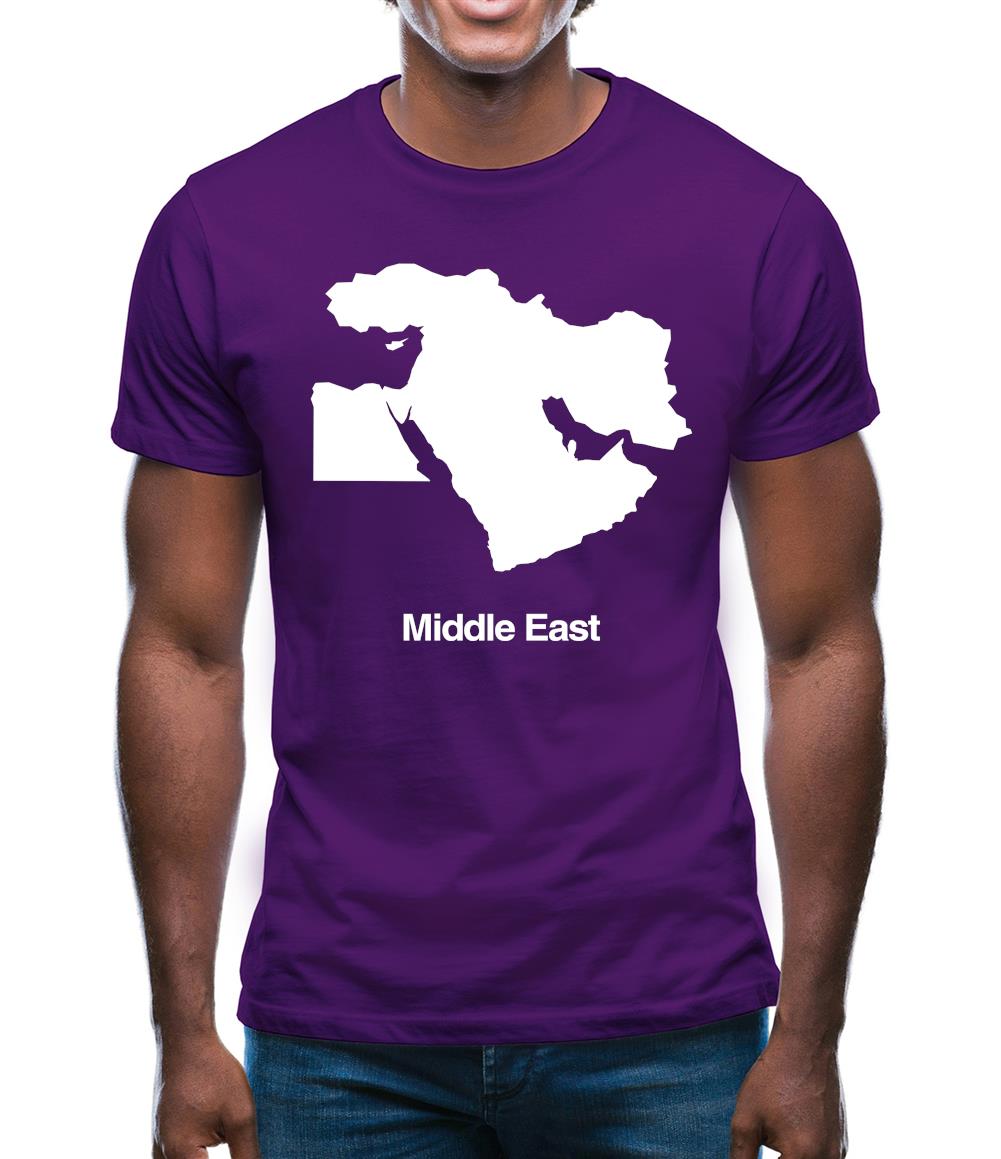 Middle East Silhouette Mens T-Shirt