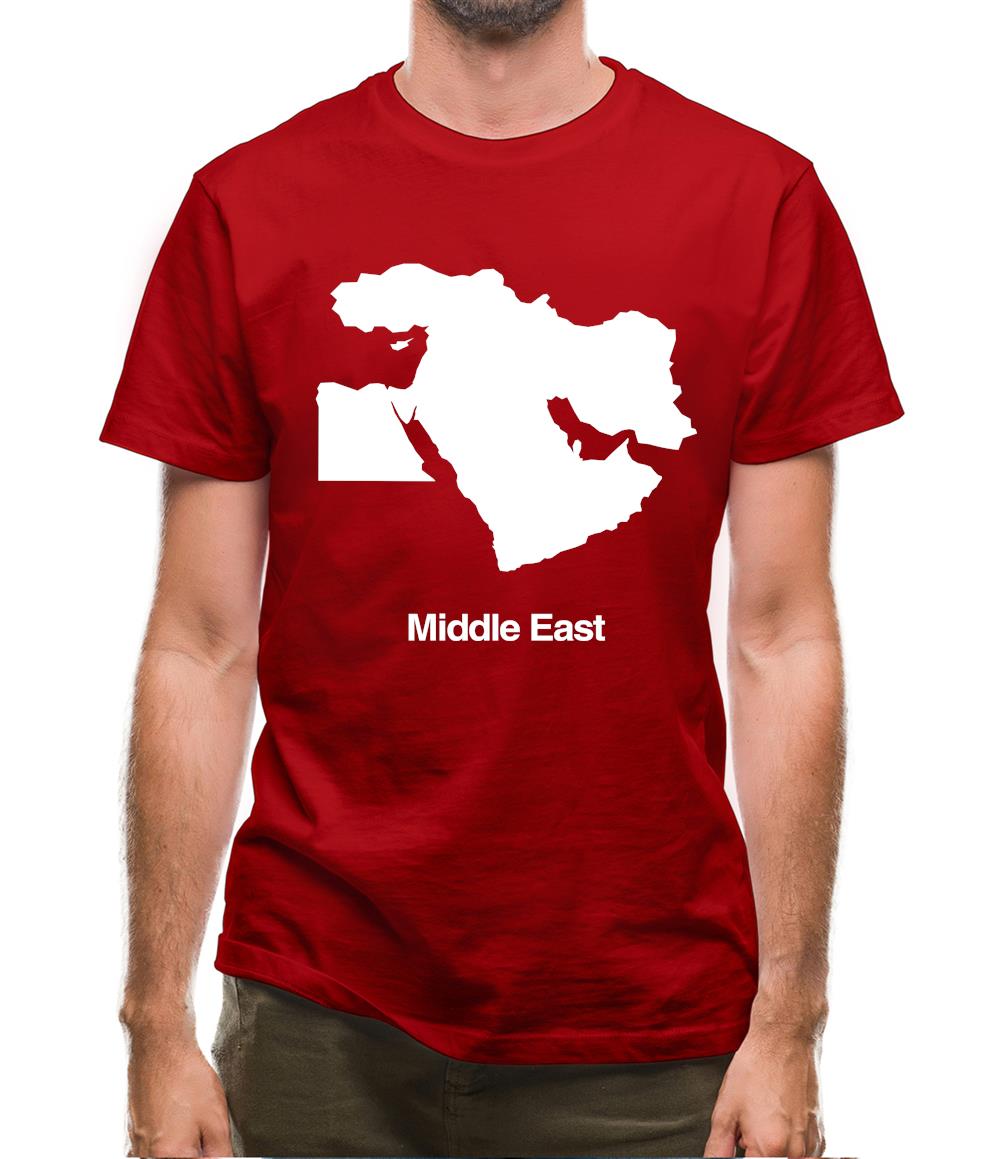 Middle East Silhouette Mens T-Shirt