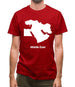 Middle East Silhouette Mens T-Shirt