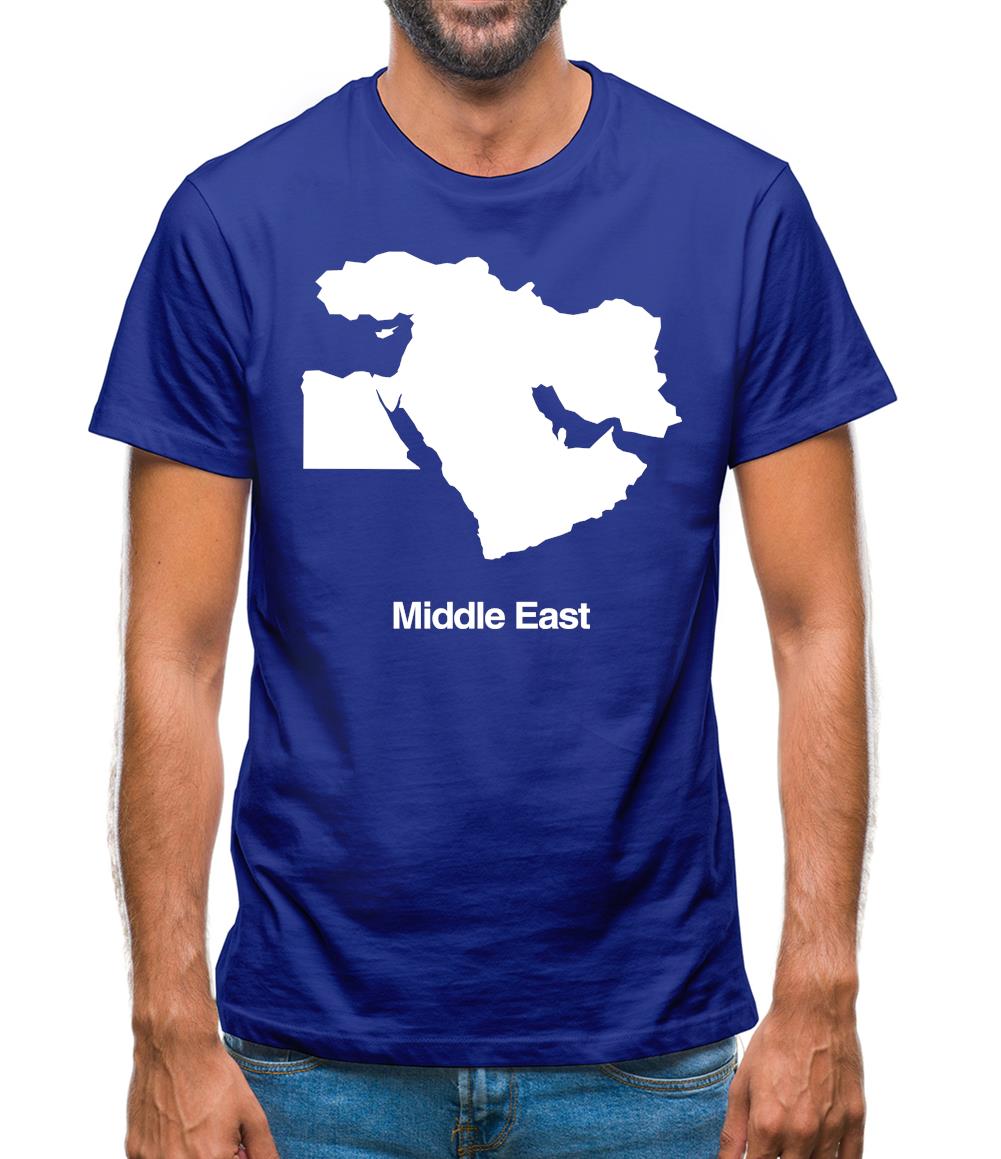 Middle East Silhouette Mens T-Shirt