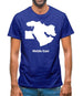 Middle East Silhouette Mens T-Shirt