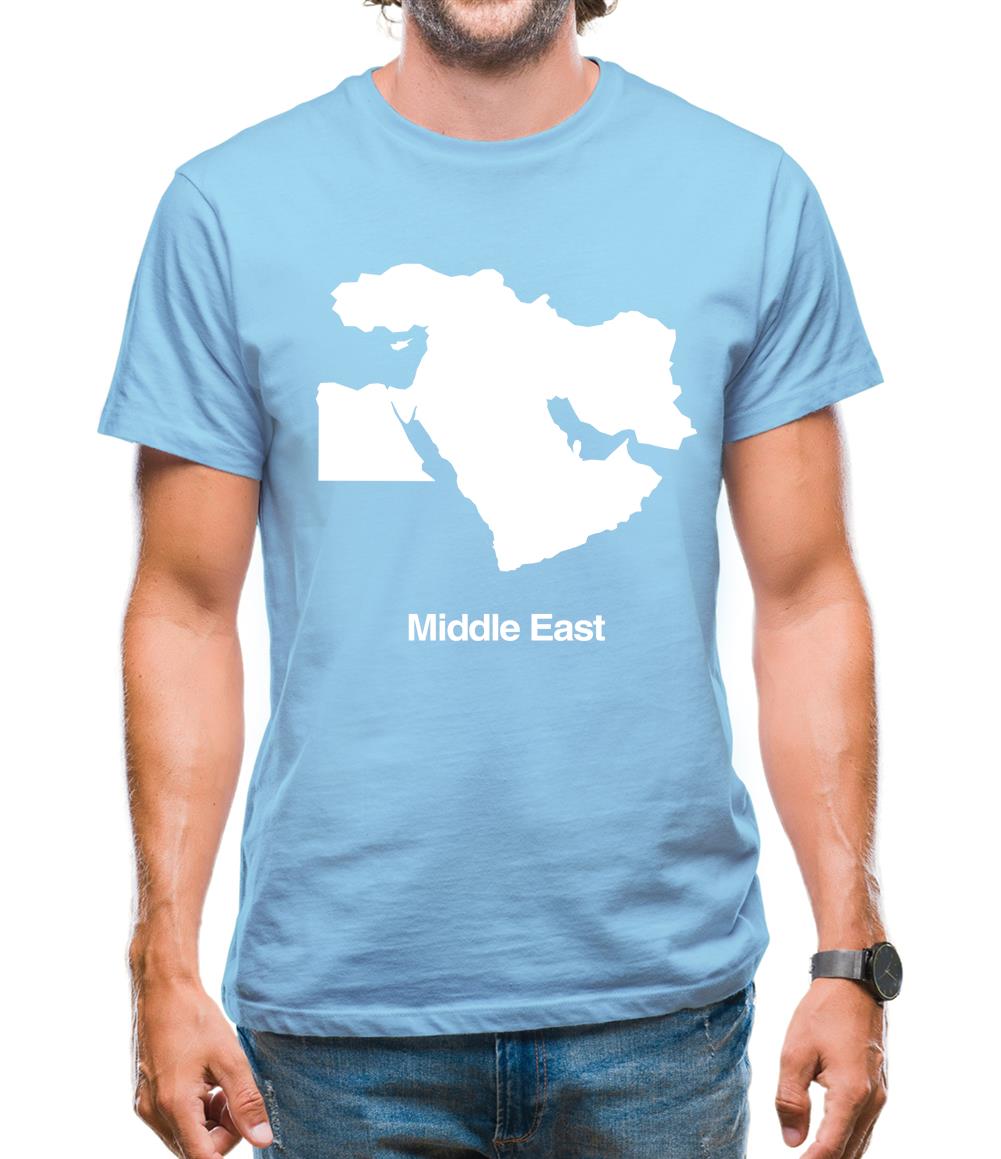 Middle East Silhouette Mens T-Shirt
