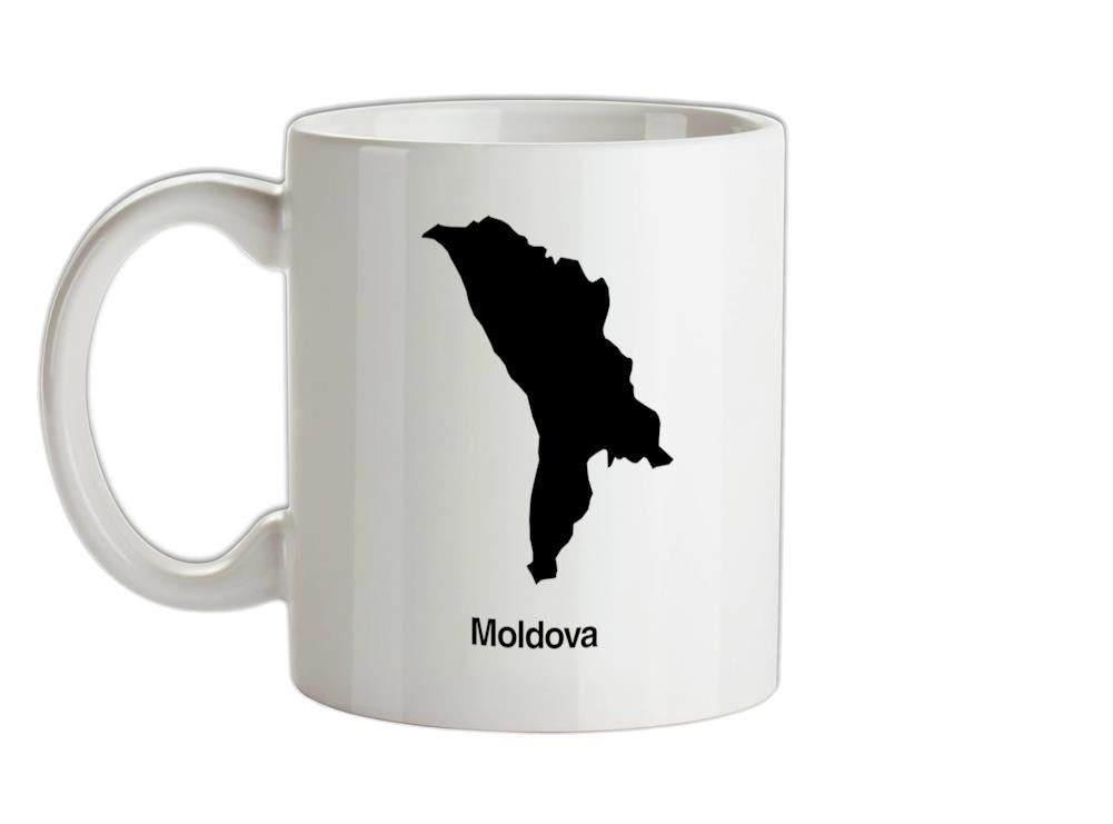 Moldova Silhouette Ceramic Mug