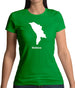 Moldova Silhouette Womens T-Shirt