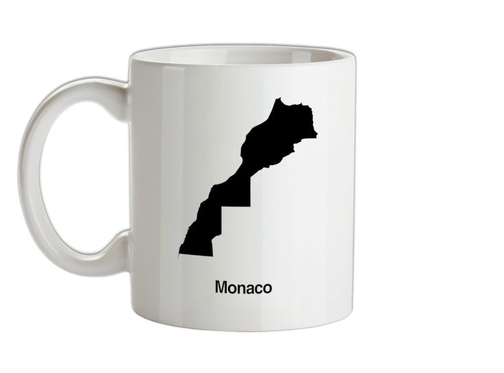 Monaco Silhouette Ceramic Mug