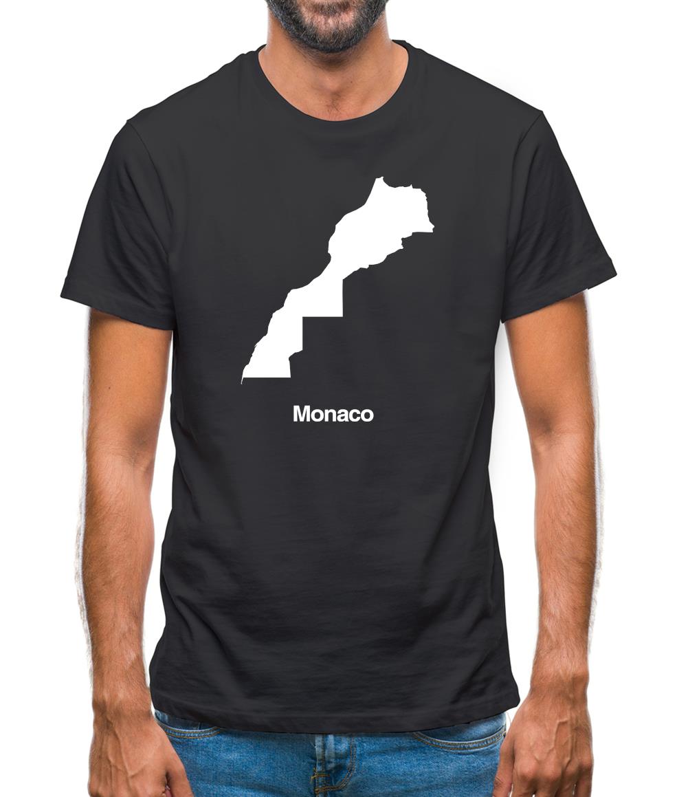 Monaco Silhouette Mens T-Shirt