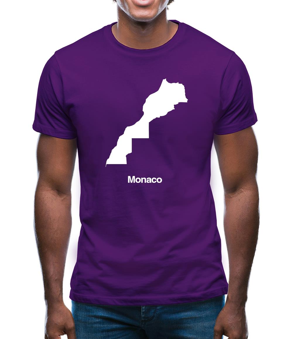 Monaco Silhouette Mens T-Shirt