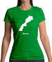 Monaco Silhouette Womens T-Shirt