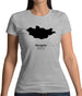 Mongolia Silhouette Womens T-Shirt