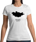 Mongolia Silhouette Womens T-Shirt