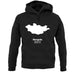 Mongolia Silhouette unisex hoodie