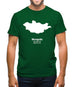 Mongolia Silhouette Mens T-Shirt
